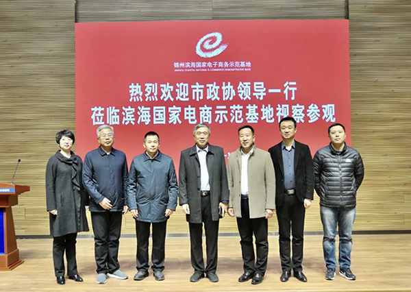 市政協(xié)康杰副主席一行蒞臨濱海國(guó)家電商示范基地視察參觀